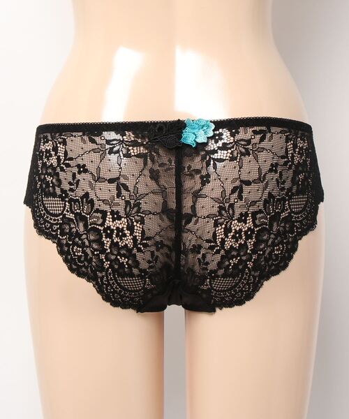 HIMICO（ヒミコ）の「GRANDE 001 Rosa attraente ノーマルショーツ（ショーツ・レディース・ネイビー/ラベンダー/ブラック/ワイン・MEDIUM/LARGE/X-LARGE）」の11枚目の写真