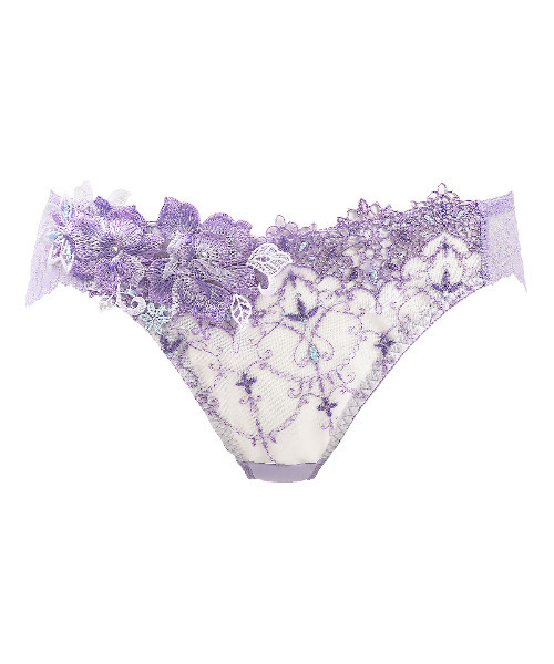 HIMICO（ヒミコ）の「GRANDE 001 Rosa attraente ノーマルショーツ（ショーツ・レディース・ネイビー/ラベンダー/ブラック/ワイン・MEDIUM/LARGE/X-LARGE）」の3枚目の写真