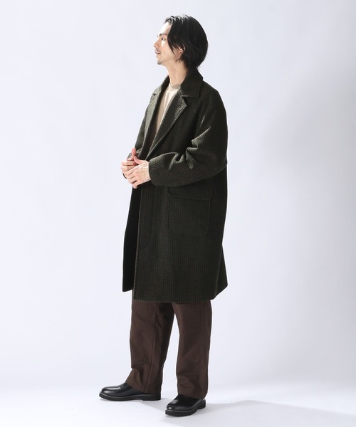 niko and（ニコアンド）の「PEネップ起毛コート（チェスターコート
