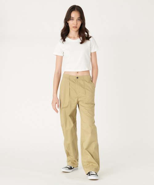 Levi's(リーバイス)の「Levi's/リーバイス バギーパンツ BAGGY SURPLUS UNBASIC KHAKI TWILL(チノパンツ・レディース・マルチ・23inch/24inch/25inch/26inch/27inch/28inch)」の6枚目の写真