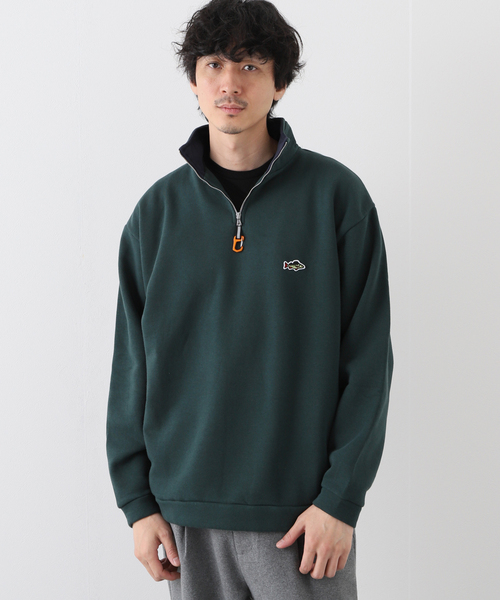 JOURNAL STANDARD(ジャーナルスタンダード)の「【STAY HUNGRY/ステイハングリー】ABORRE Hook Neck(スウェット・メンズ・グリーン/ブラック・LARGE/X-LARGE)」の2枚目の写真