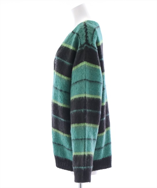 clear（クリア）の「ソフトボーダーオーバーカーディガン（ニット/セーター・レディース・オレンジ/ブルー・F）」の3枚目の写真