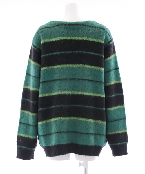 clear（クリア）の「ソフトボーダーオーバーカーディガン（ニット/セーター・レディース・オレンジ/ブルー・F）」の10枚目の写真