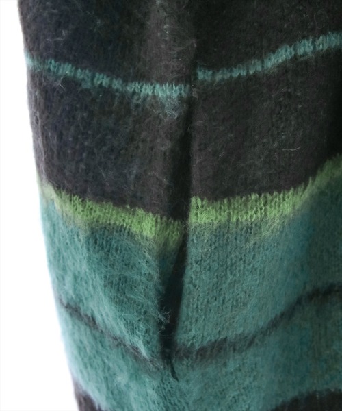 clear（クリア）の「ソフトボーダーオーバーカーディガン（ニット/セーター・レディース・オレンジ/ブルー・F）」の6枚目の写真