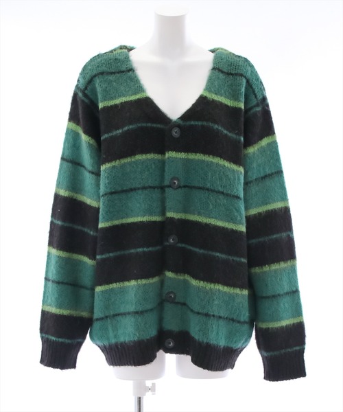 clear（クリア）の「ソフトボーダーオーバーカーディガン（ニット/セーター・レディース・オレンジ/ブルー・F）」の11枚目の写真