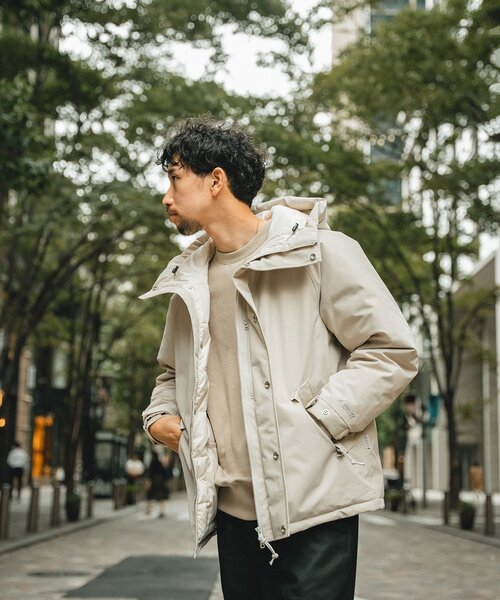 +phenix（プラスフェニックス）の「【+phenix / プラスフェニックス】別注 GORE-TEX フード ダウンジャケット（ダウンジャケット/コート・メンズ・レッド/ブラック/ホワイト/ベージュ・MEDIUM/LARGE/SMALL）」の10枚目の写真