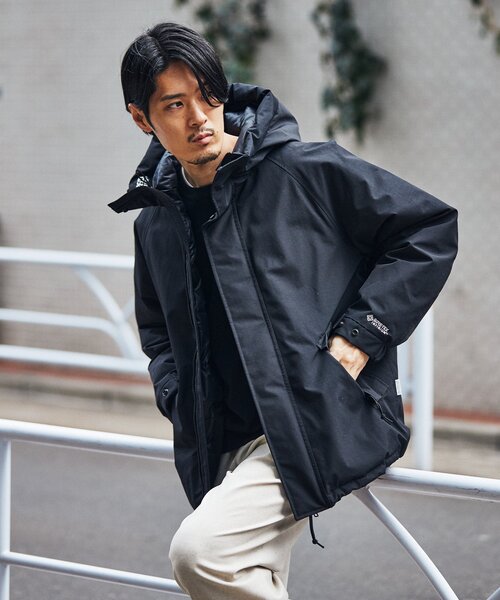+phenix（プラスフェニックス）の「【+phenix / プラスフェニックス】別注 GORE-TEX フード ダウンジャケット（ダウンジャケット/コート・メンズ・レッド/ブラック/ホワイト/ベージュ・MEDIUM/LARGE/SMALL）」の11枚目の写真