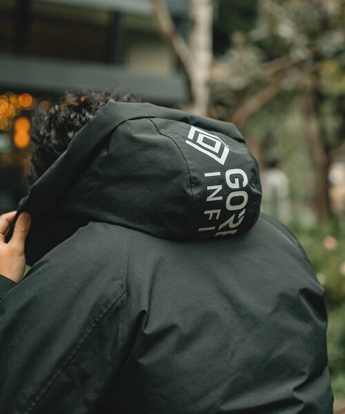 +phenix（プラスフェニックス）の「【+phenix / プラスフェニックス】別注 GORE-TEX フード ダウンジャケット（ダウンジャケット/コート・メンズ・レッド/ブラック/ホワイト/ベージュ・MEDIUM/LARGE/SMALL）」の21枚目の写真