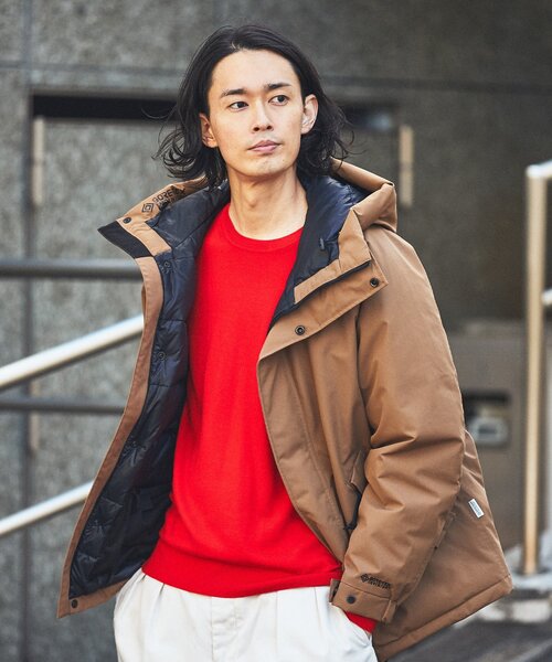 +phenix（プラスフェニックス）の「【+phenix / プラスフェニックス】別注 GORE-TEX フード ダウンジャケット（ダウンジャケット/コート・メンズ・レッド/ブラック/ホワイト/ベージュ・MEDIUM/LARGE/SMALL）」の13枚目の写真