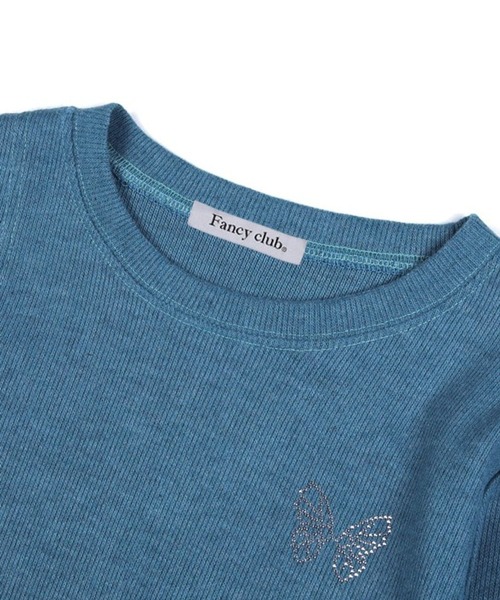 ALAND(エーランド)の「NASTY FANCY CLUB/ショルダースリット長袖TEE 2174388(Tシャツ/カットソー・レディース・グレー/ブルー・FREE)」の13枚目の写真