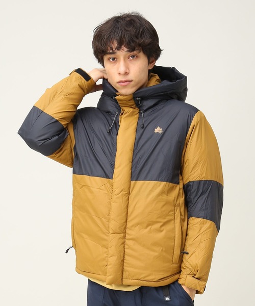 LOGOS park（ロゴスパーク）の「フルジップ 中綿 ジャケット（ダウンジャケット/コート・メンズ・ブラック/ベージュ/カーキ・M/L/LL）」の3枚目の写真