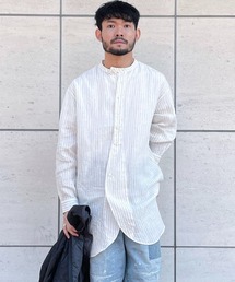 Vlas Blomme（ヴラスブラム）の「【Vlas Blomme×JOHNBULL】別注チュニックシャツ（シャツ/ブラウス）」