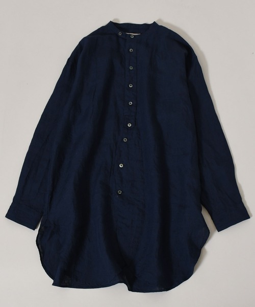 Vlas Blomme(ヴラスブラム)の「【Vlas Blomme×JOHNBULL】別注チュニックシャツ(シャツ/ブラウス・メンズ・ネイビー/ホワイト系その他・FREE)」の20枚目の写真