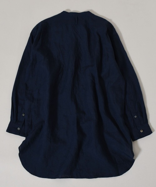 Vlas Blomme(ヴラスブラム)の「【Vlas Blomme×JOHNBULL】別注チュニックシャツ(シャツ/ブラウス・メンズ・ネイビー/ホワイト系その他・FREE)」の13枚目の写真