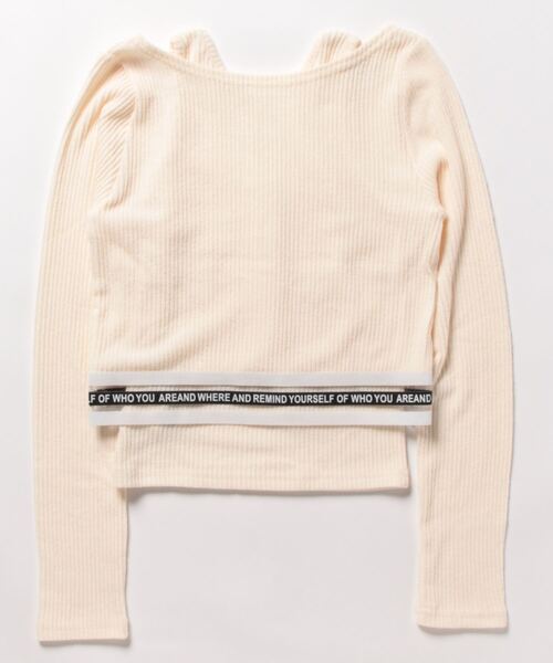 CECIL McBEE（セシルマクビー）の「ニットアンサンブル（ニット/セーター・レディース・ブラック/アイボリー・FREE）」の4枚目の写真