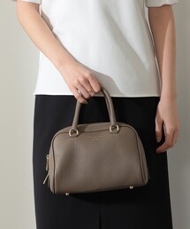 CHRISTIAN VILLA / レザー ミニボストンバッグ