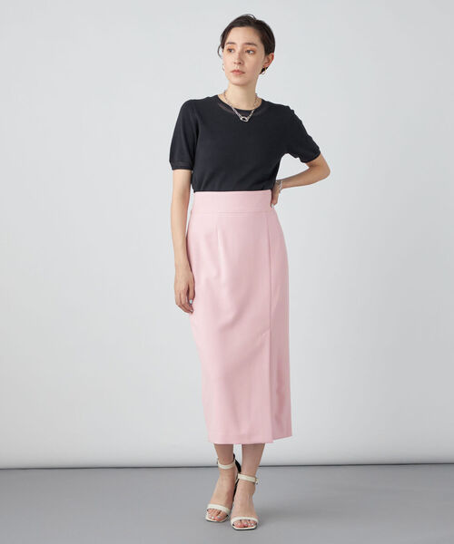 NOLLEY’S Sophi（ノーリーズソフィ）の「ハイスリットペンシルタイトスカート（スカート・レディース・ベビーピンク/ベージュ・36/38/34）」の13枚目の写真