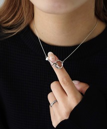 CLEIO（クレイオ）の「【cheriella】WEB限定ノットサークルパールネックレス（ネックレス・キッズ）」