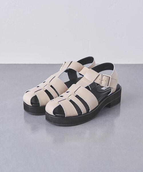 UNITED ARROWS（ユナイテッドアローズ）の「グルカサンダル（サンダル・レディース・ブラック/ベージュ・35/35h/36/36h/37/37h/38）」の7枚目の写真