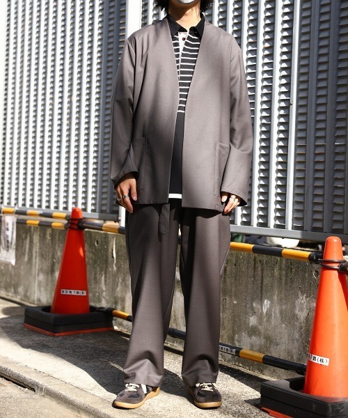 marka（マーカ）の「marka / マーカ：LAPELLESS SHIRT JACKET