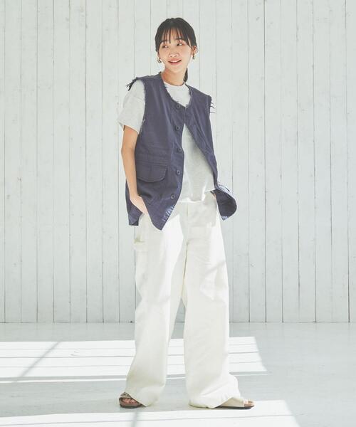 coen（コーエン）の「ミリタリージレ（ベスト・レディース・オフホワイト/ダークグレー/オリーブ・M/L）」の16枚目の写真