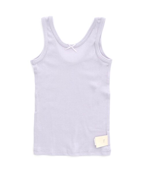 apres les cours（アプレレクール）の「深あきインナータンクトップ（タンクトップ・キッズ・ベージュ/ブラック/クリーム/ラベンダー/ピンク・80/90/100/110/120/130）」の5枚目の写真
