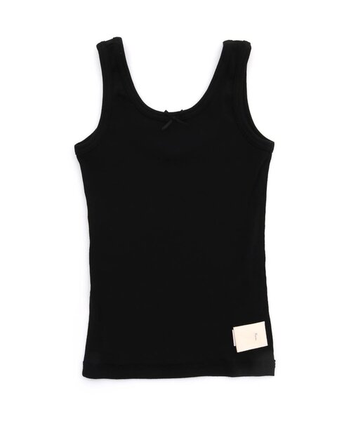 apres les cours（アプレレクール）の「深あきインナータンクトップ（タンクトップ・キッズ・ベージュ/ブラック/クリーム/ラベンダー/ピンク・80/90/100/110/120/130）」の2枚目の写真
