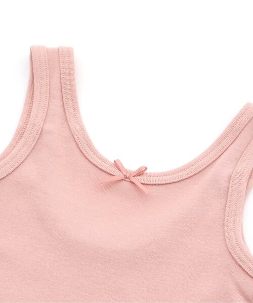 apres les cours（アプレレクール）の「深あきインナータンクトップ（タンクトップ・キッズ・ベージュ/ブラック/クリーム/ラベンダー/ピンク・80/90/100/110/120/130）」の14枚目の写真