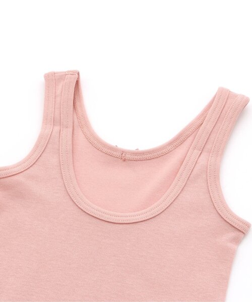 apres les cours（アプレレクール）の「深あきインナータンクトップ（タンクトップ・キッズ・ベージュ/ブラック/クリーム/ラベンダー/ピンク・80/90/100/110/120/130）」の16枚目の写真