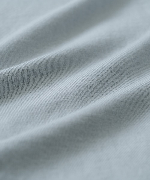 quadro(クオドロ)の「40/2CM天竺ヘンリーネックプルオーバー(Tシャツ/カットソー・メンズ・ダークネイビー/グレー/ブルーグレー/オフホワイト・MEDIUM/LARGE)」の7枚目の写真