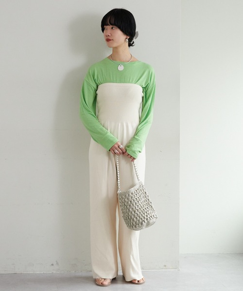 SHENERY（シーナリー）の「ルーズBIGロンTee（Tシャツ/カットソー・レディース・ブラック/グリーン/ホワイト・FREE）」の14枚目の写真