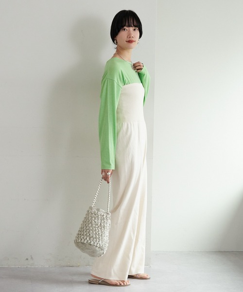 SHENERY（シーナリー）の「ルーズBIGロンTee（Tシャツ/カットソー・レディース・ブラック/グリーン/ホワイト・FREE）」の19枚目の写真