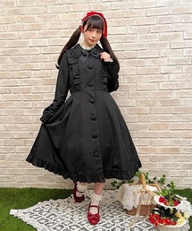 デイジーリン フォクシー Aライントレンチコート ウエストベルト くるみボタン 72591989b_8_d_215.jpg