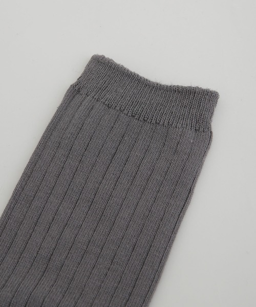 NANO universe(ナノユニバース)の「LB.03/リブソックス(ソックス/靴下・レディース・グレー/オフホワイト/クリーム・FREE)」の11枚目の写真