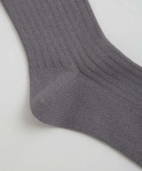 NANO universe(ナノユニバース)の「LB.03/リブソックス(ソックス/靴下・レディース・グレー/オフホワイト/クリーム・FREE)」の10枚目の写真