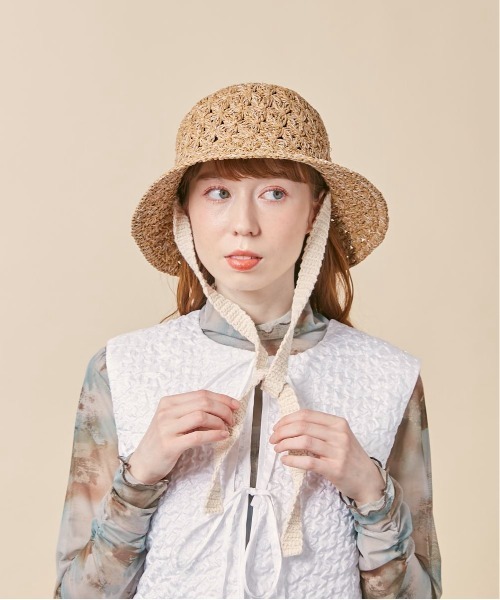 kaorinomori(カオリノモリ)の「kaorinomori ローハット(ハット・レディース・ブラウン/ベージュ・M/57.5cm)」の10枚目の写真
