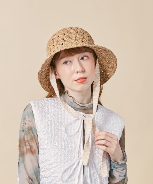 kaorinomori(カオリノモリ)の「kaorinomori ローハット(ハット・レディース・ブラウン/ベージュ・M/57.5cm)」の11枚目の写真