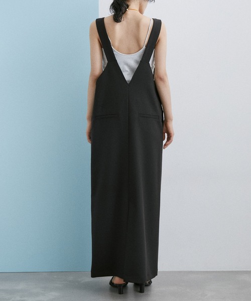 ADAM ET ROPE'（アダムエロペ）の「【WEB限定】ノットストラップジャンパースカート（ジャンパースカート・レディース・ブラック/ベージュ・FREE）」の19枚目の写真