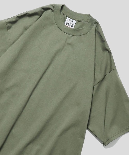 PRO CLUB （プロクラブ）の「▲Pro Club/プロクラブ 6.5oz S/S Crew Neck T-Shirt オーバーサイズ 無地 クルーネック 半袖Tシャツ ヘビーウェイトTシャツ（Tシャツ/カットソー・メンズ・オリーブ/サンドベージュ/ホワイト/ブラック/ライム/ミント・2XL/XL/3XL）」の4枚目の写真