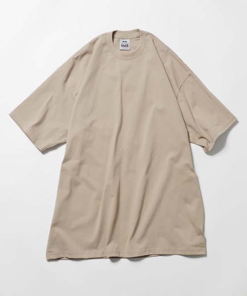 PRO CLUB （プロクラブ）の「▲Pro Club/プロクラブ 6.5oz S/S Crew Neck T-Shirt オーバーサイズ 無地 クルーネック 半袖Tシャツ ヘビーウェイトTシャツ（Tシャツ/カットソー・メンズ・オリーブ/サンドベージュ/ホワイト/ブラック/ライム/ミント・2XL/XL/3XL）」の7枚目の写真