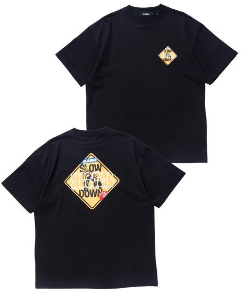 XLARGE（エクストララージ）の「SLOW DOWN S/S TEE（Tシャツ/カットソー・メンズ・ブラック/ベージュ/ホワイト・S/XL/L/M）」の2枚目の写真