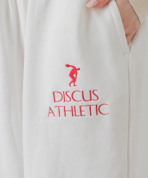 Kastane（カスタネ）の「【DISCUS別注】スウェットパンツ（スウェットパンツ・レディース・オフホワイト/イエロー・1/2）」の10枚目の写真