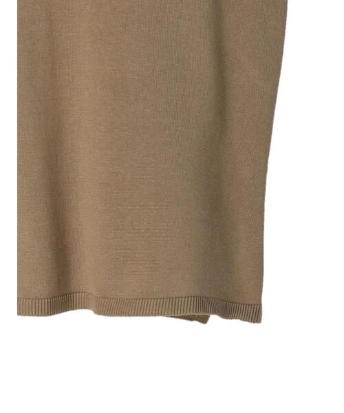 CRAFT STANDARD BOUTIQUE（クラフトスタンダードブティック）の「SET カットプルオーバー+ニットベスト（Tシャツ/カットソー・レディース・ベージュ/カーキ/ブラック・FREE）」の13枚目の写真
