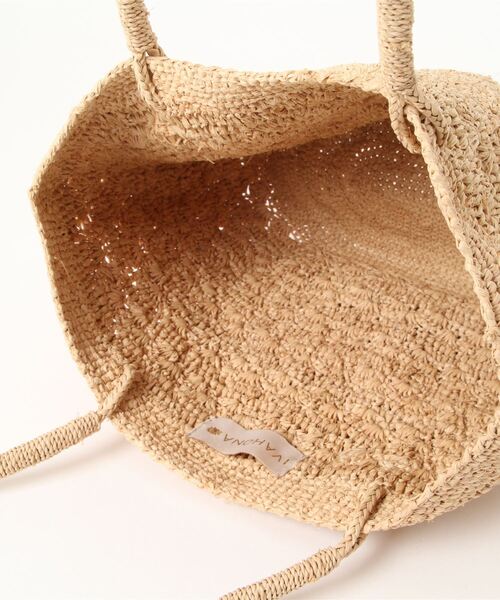 KATHARINE ROSS（キャサリンロス）の「【KATHARINE ROSS】IVAHONA LOTUS VIKO トートバッグ（かごバッグ・レディース・ライトブラウン/アイボリー・MEDIUM）」の15枚目の写真