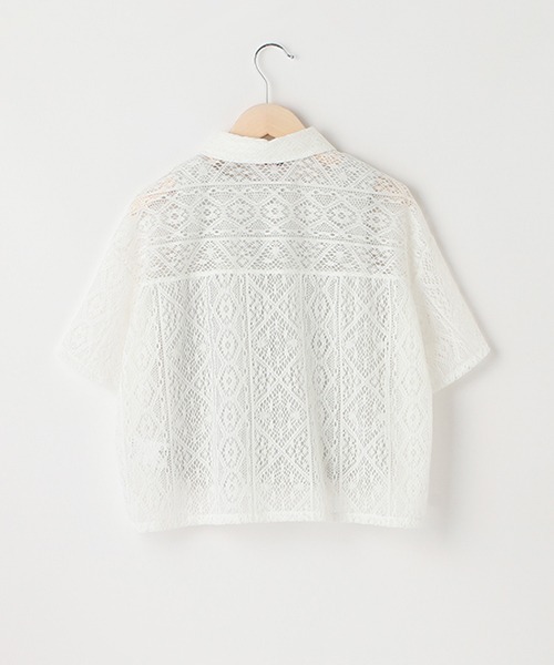 LOVETOXIC(ラブトキシック)の「レースシャツインナーSET(シャツ/ブラウス・キッズ・オフホワイト/ホワイト・S/M/L)」の7枚目の写真