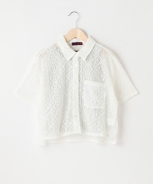 LOVETOXIC(ラブトキシック)の「レースシャツインナーSET(シャツ/ブラウス・キッズ・オフホワイト/ホワイト・S/M/L)」の21枚目の写真