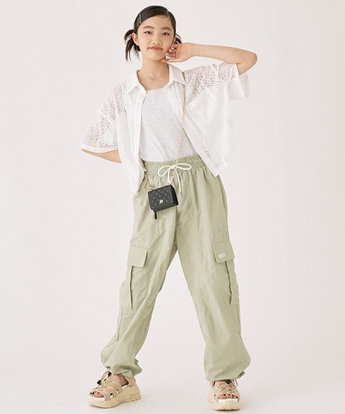 LOVETOXIC(ラブトキシック)の「レースシャツインナーSET(シャツ/ブラウス・キッズ・オフホワイト/ホワイト・S/M/L)」の3枚目の写真