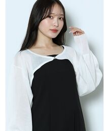 2WAYシアーニットボレロ