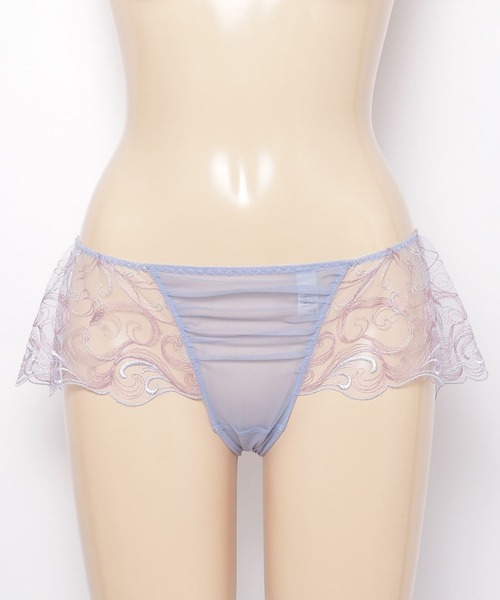 Chut！ INTIMATES（シュットインティメイツ）の「シアーライトブラ フレアショーツ (C261)（ショーツ・レディース・ライトブルー/ライトピンク/ブラック・M/L）」の12枚目の写真