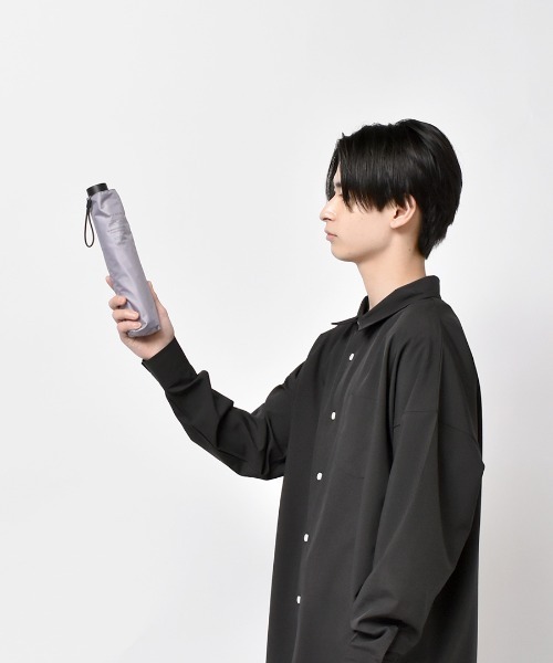 Waterfront(ウォーターフロント)の「【販売終了】全天候対応 折りたたみ傘 55(折りたたみ傘・メンズ・ホワイト/ブラック/ラベンダー/グリーン・FREE)」の15枚目の写真